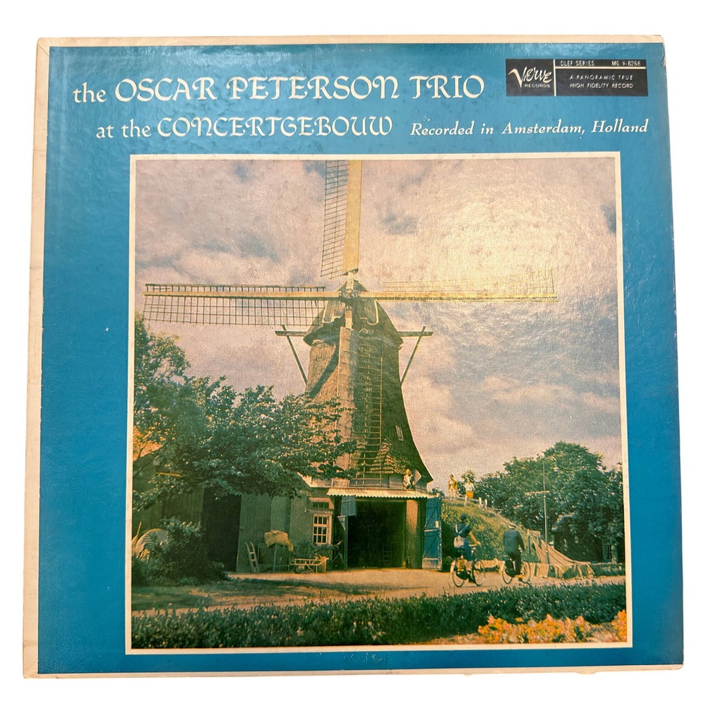 Oscar Peterson Trio at the Concertgebouw Verve Vinyl Record MG V-8268 Jazz LP